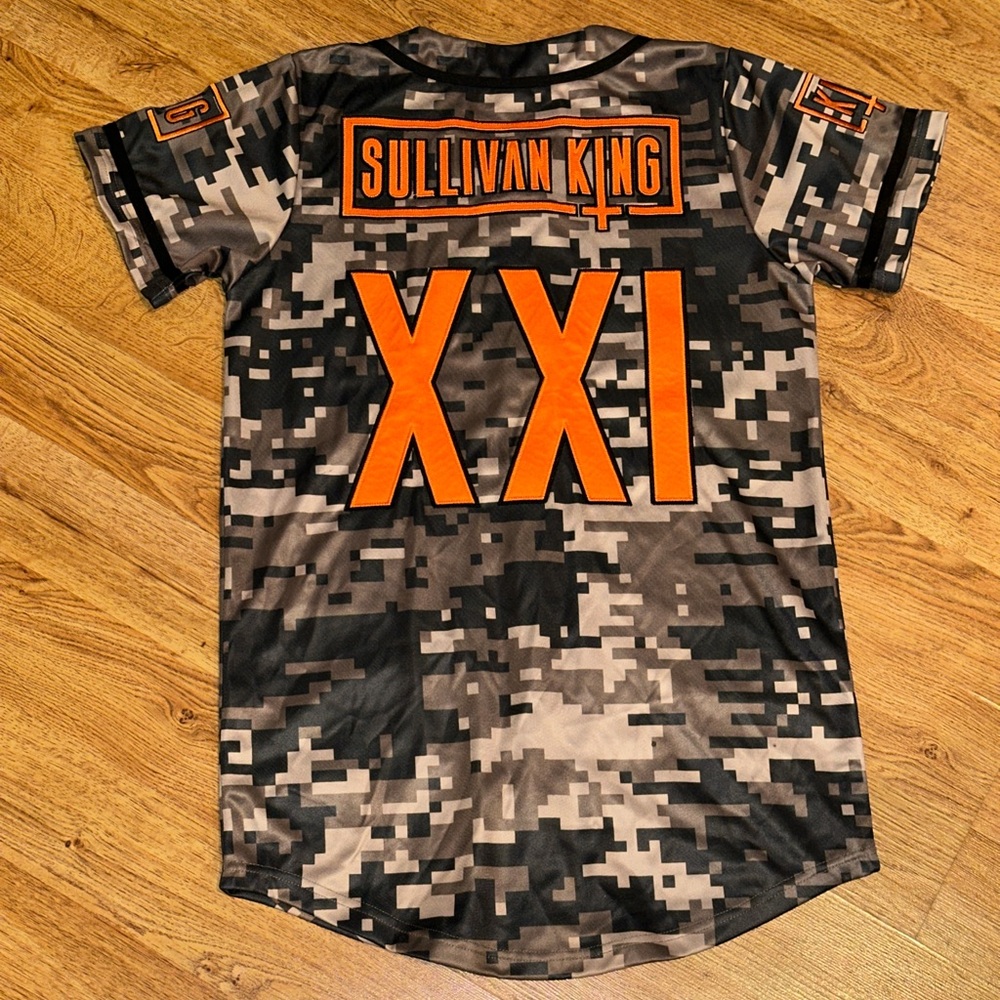 Official Sullivan King Limited Digital Camo XXI 21 Logo Jersey Small